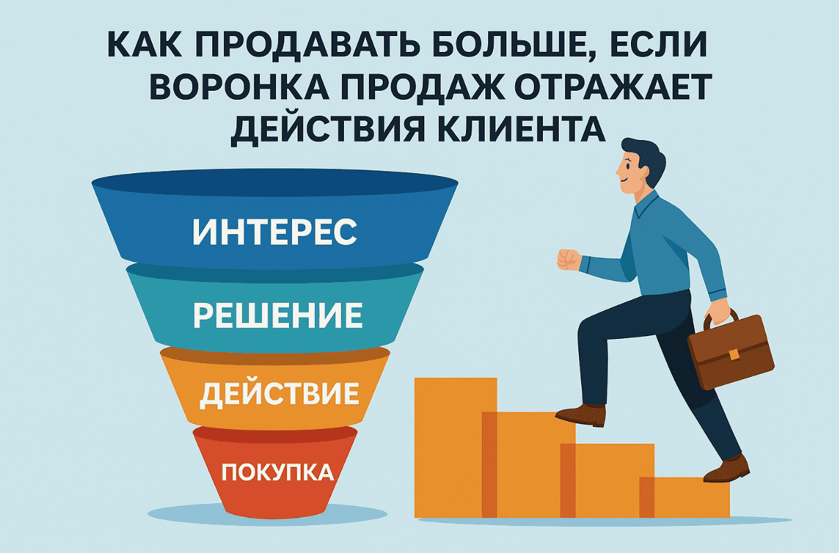 Как увеличить продажи, фокусируясь на действиях клиента: новая модель воронки