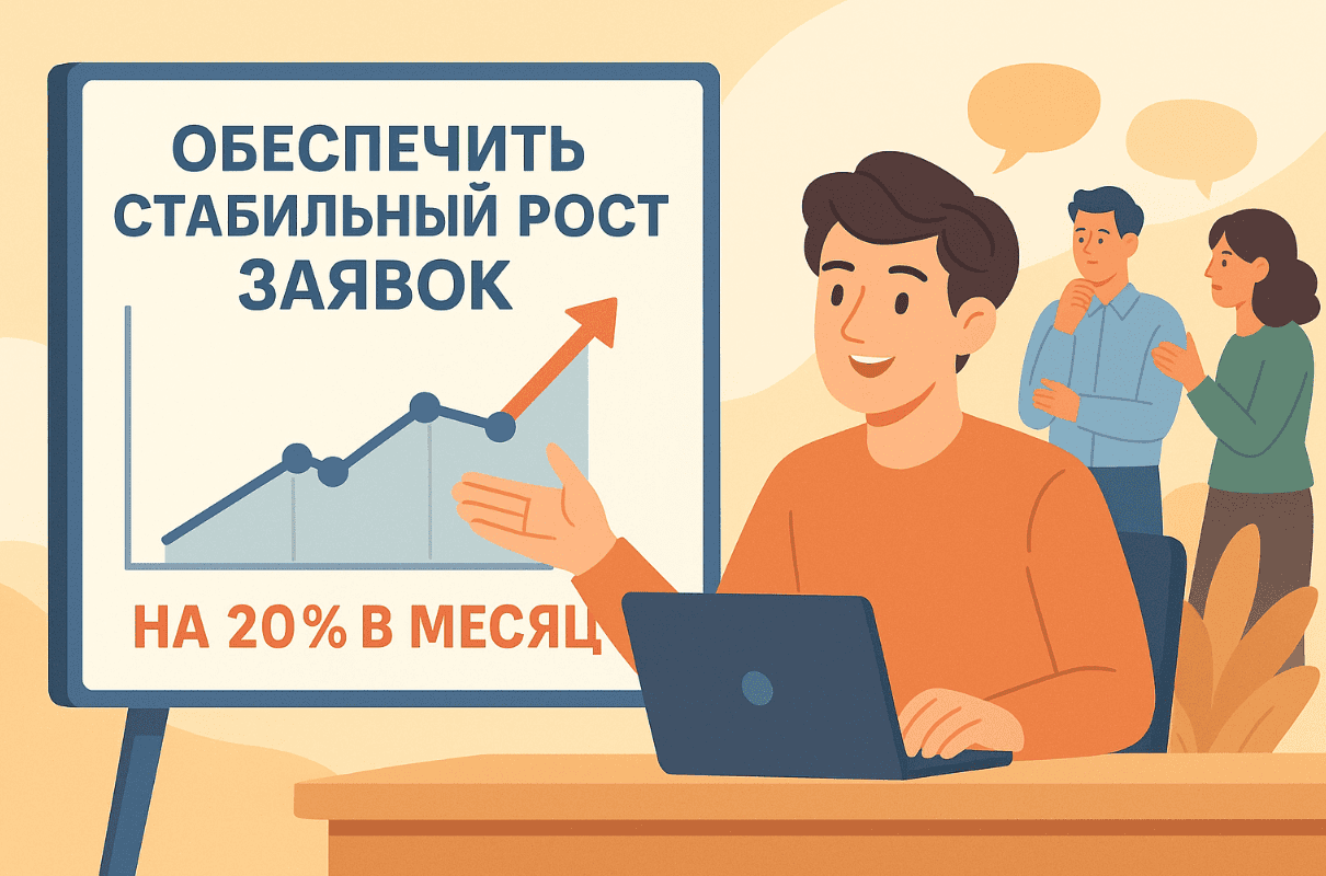 Как добиться ежемесячного роста заявок на 20%: проверенные шаги для онлайн-бизнеса