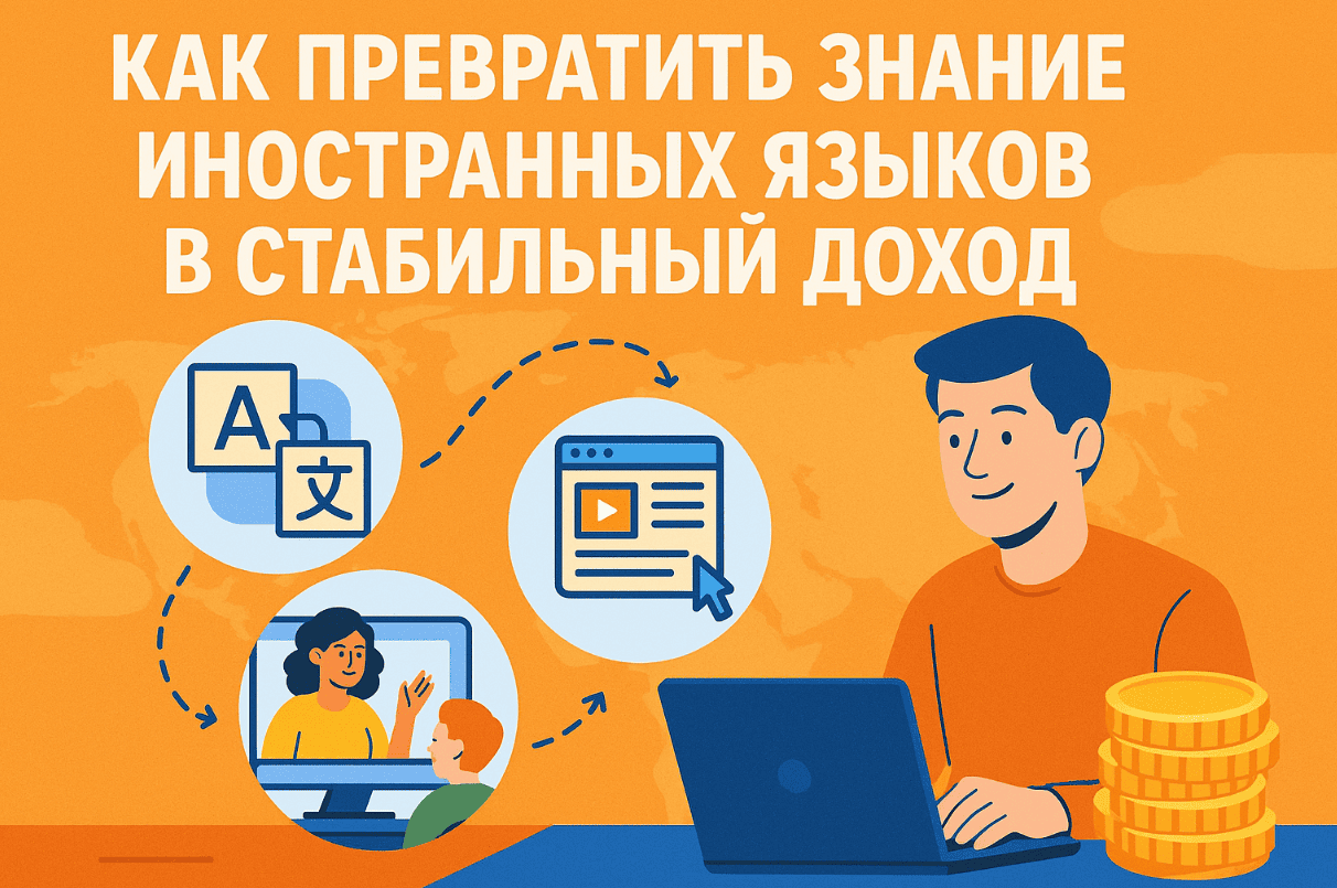 Как превратить знание иностранных языков в стабильный доход: пошаговое руководство