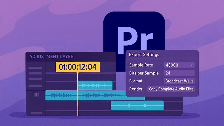 [liveclasses] [Дмитрий Ларионов] Подготовка монтажа к отправке звукорежиссеру в Premiere Pro (2025)