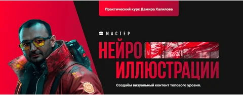 [Дамир Халилов] Мастер нейроиллюстрации. Тариф Premium (2025)