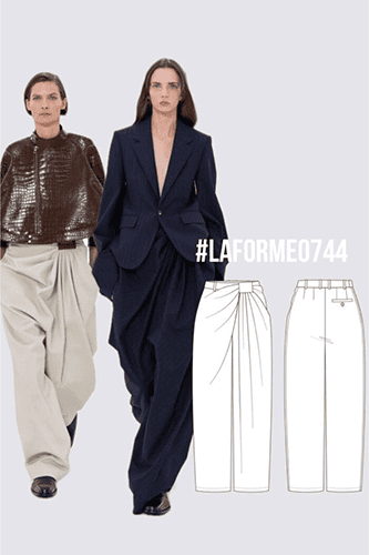 [LaForme] Брюки 0744. Размер 42-52. Рост 164 (2025)