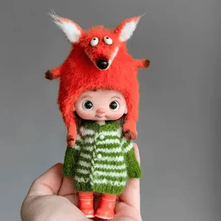 [BambinoDolls] Шапочка Лисичка для обитсу (2025)