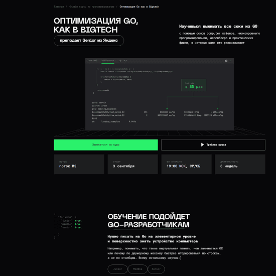 [Игорь Панасюк] [Balun Courses] Оптимизация Go, как в BigTech (2025)