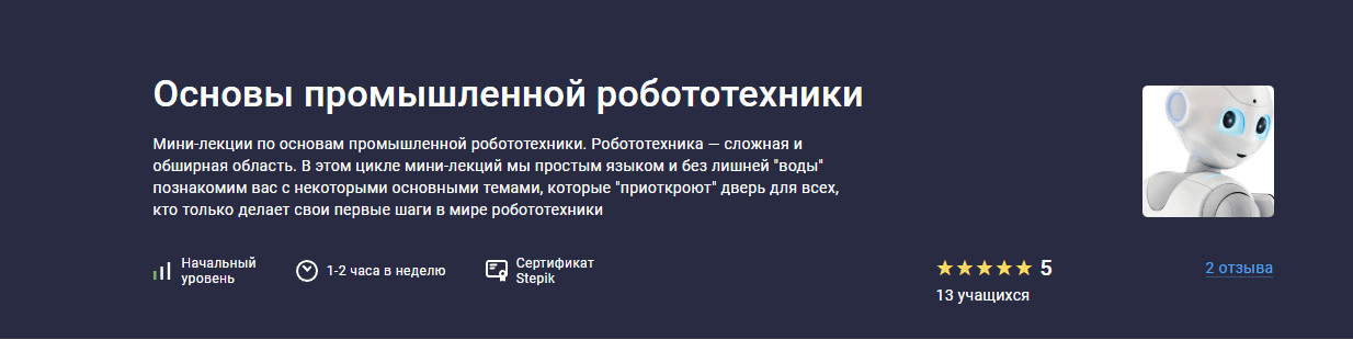 [stepik] [Startgram EdTech] Основы промышленной робототехники (2025)
