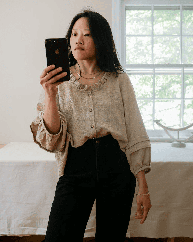 [Vivian Shao Chen] Блуза Vivian Shao Chen Nepheline Blouse. Размеры 1-9 (2025)