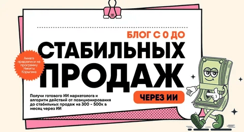 [Никита Корытин] Предобучение программы: Блог с 0 до стабильных продаж. Тариф Стандарт (2025)