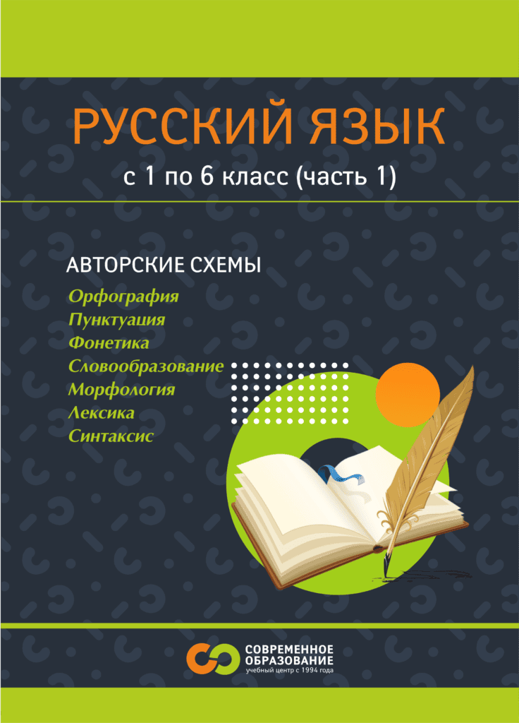 [Современное образование] Пособие по русскому языку. Опорные сигналы, таблицы и схемы для 1-6 классов (1 часть) (2025)