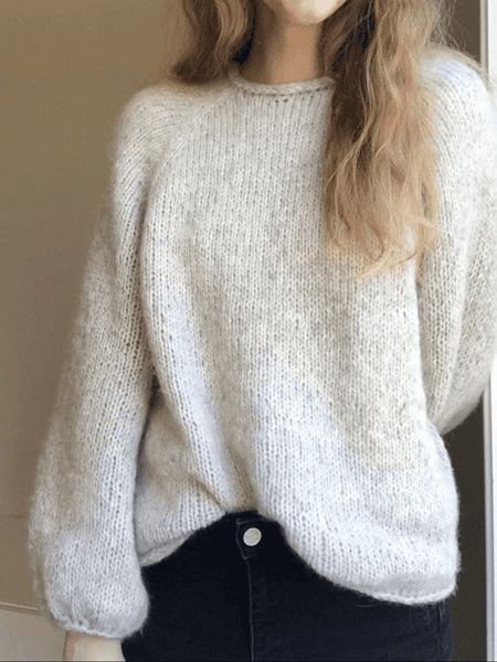 [Вяжи.ру] [My favourite things knitwear] Пуловер с широким рукавом Sweater No. 6 (2024)