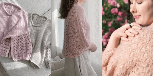 [Вяжи.ру] [Anna Tanskanen] Ажурный пуловер Pioni (2024)