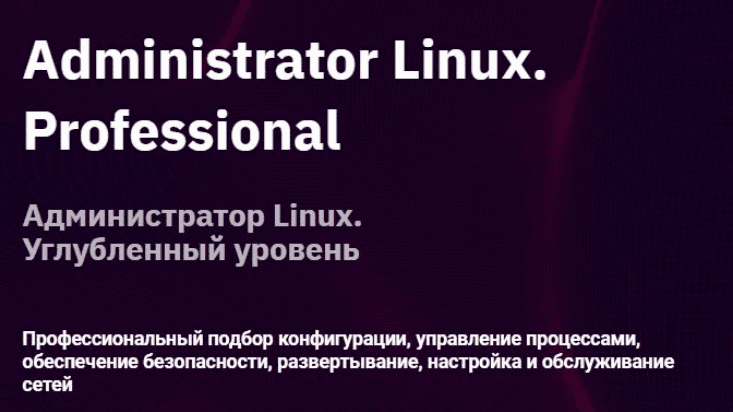 [Андрей Буранов, Алексей Цыкунов] [OTUS] Administrator Linux. Professional (2025)