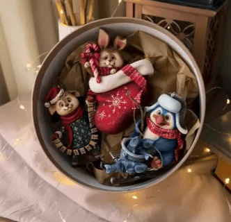 [Анастасия Виноградова] [Vinni Cotton Toys] Елочные игрушки из ваты (2025)