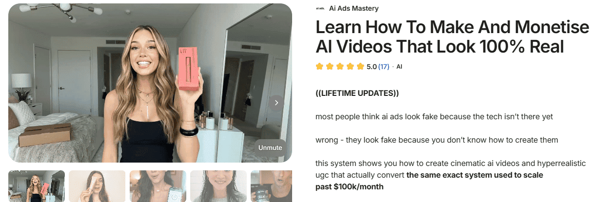 [Ai Ads Mastery] Как создавать и монетизировать AI-видео которые выглядят реалистично (2025)