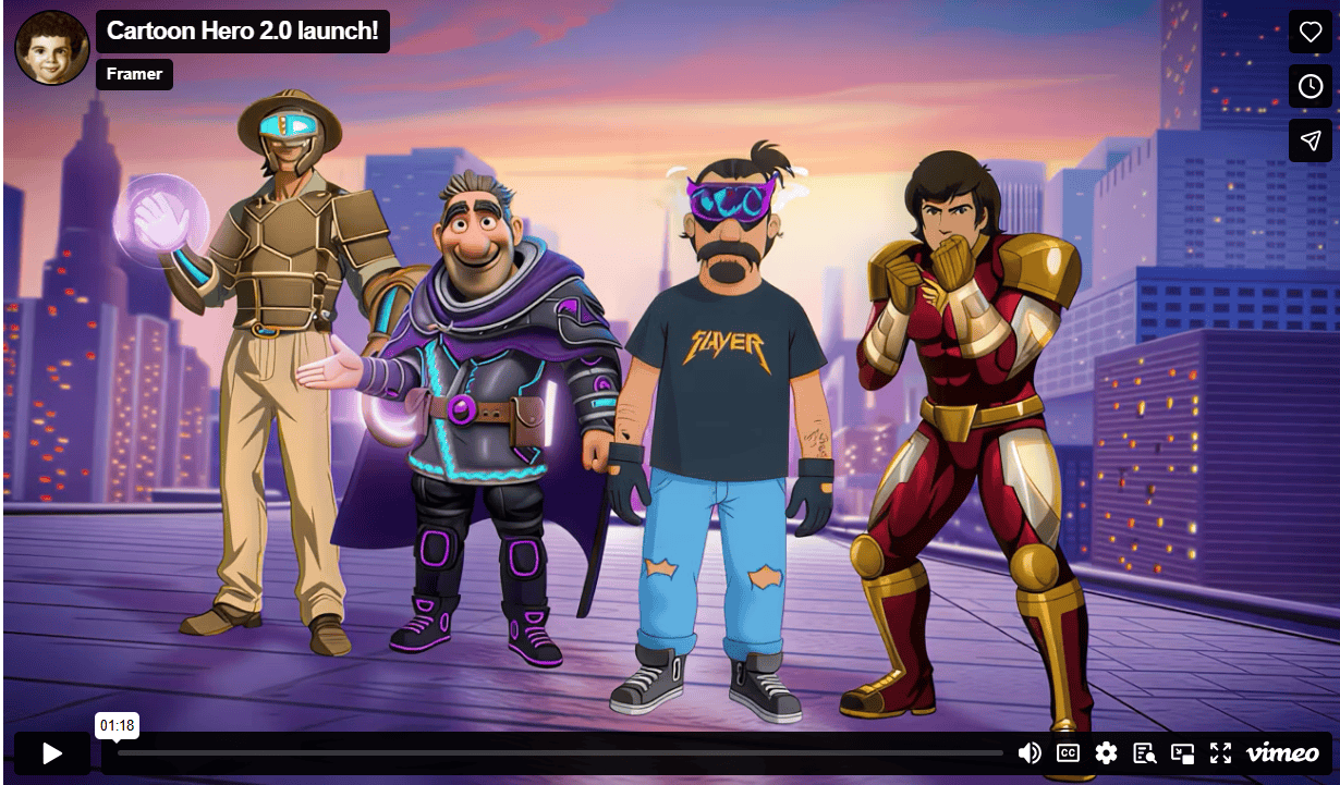 [0xFramer] Как создавать мультфильмы в стиле Pixar за 60 минут с помощью AI (2025)