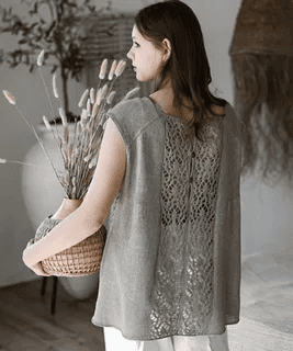 [Наталья Пелых] [knitforsweet] Женский топ The wonder garden (2026)