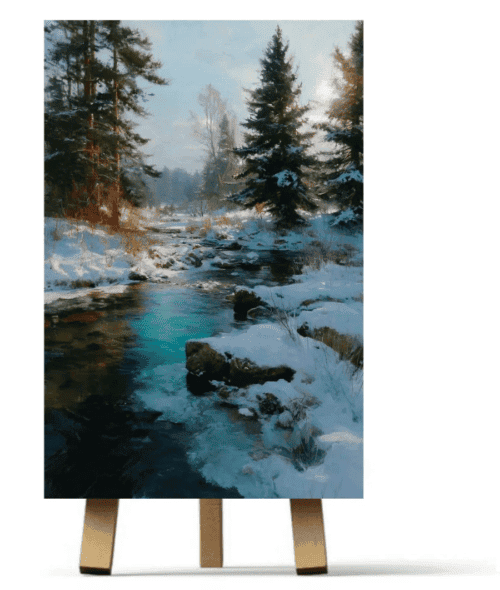 [Рисуем дома, Ирина Шпакова] Зимний ручей (2026)