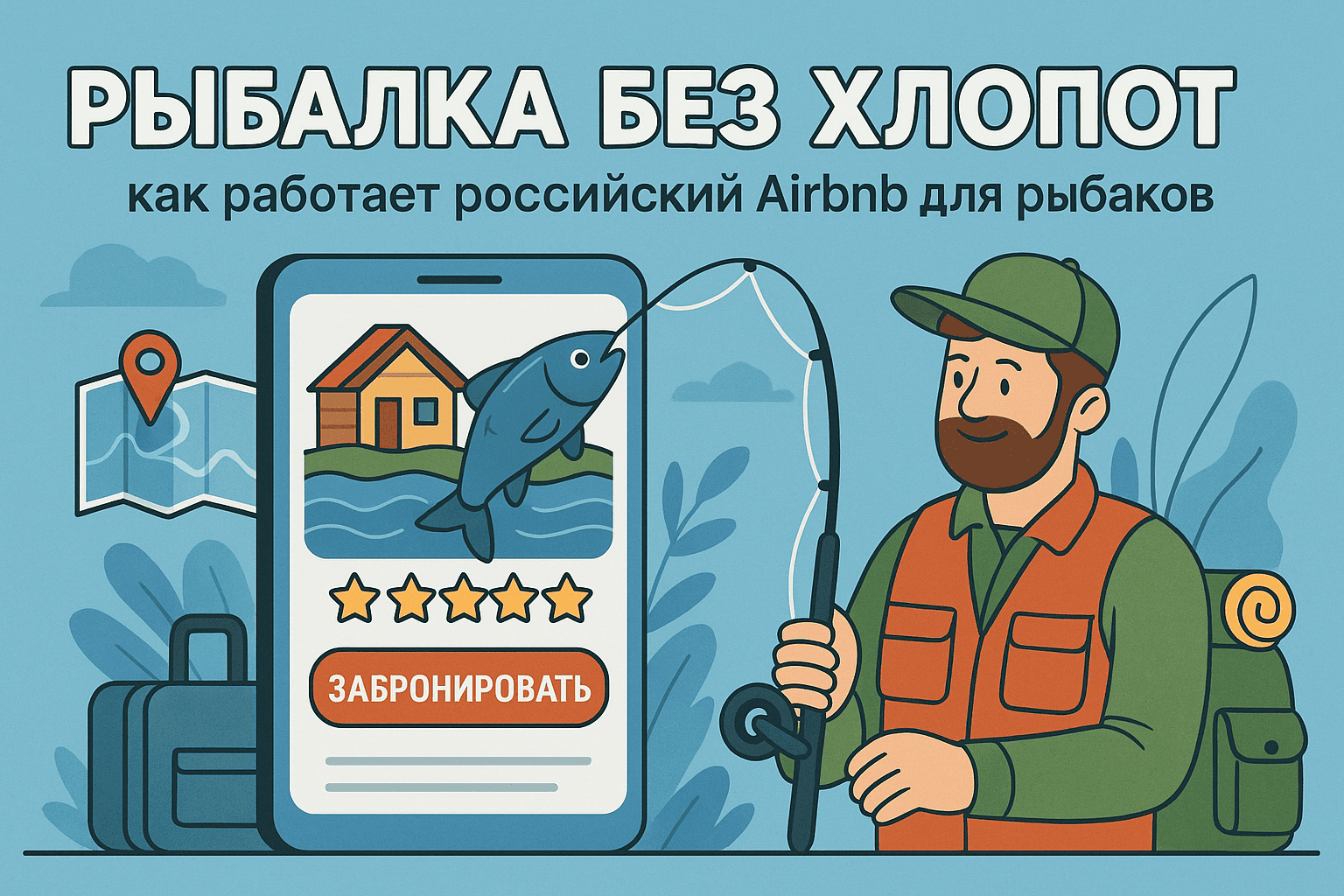 Рыбалка без хлопот: как работает российский Airbnb для рыбаков