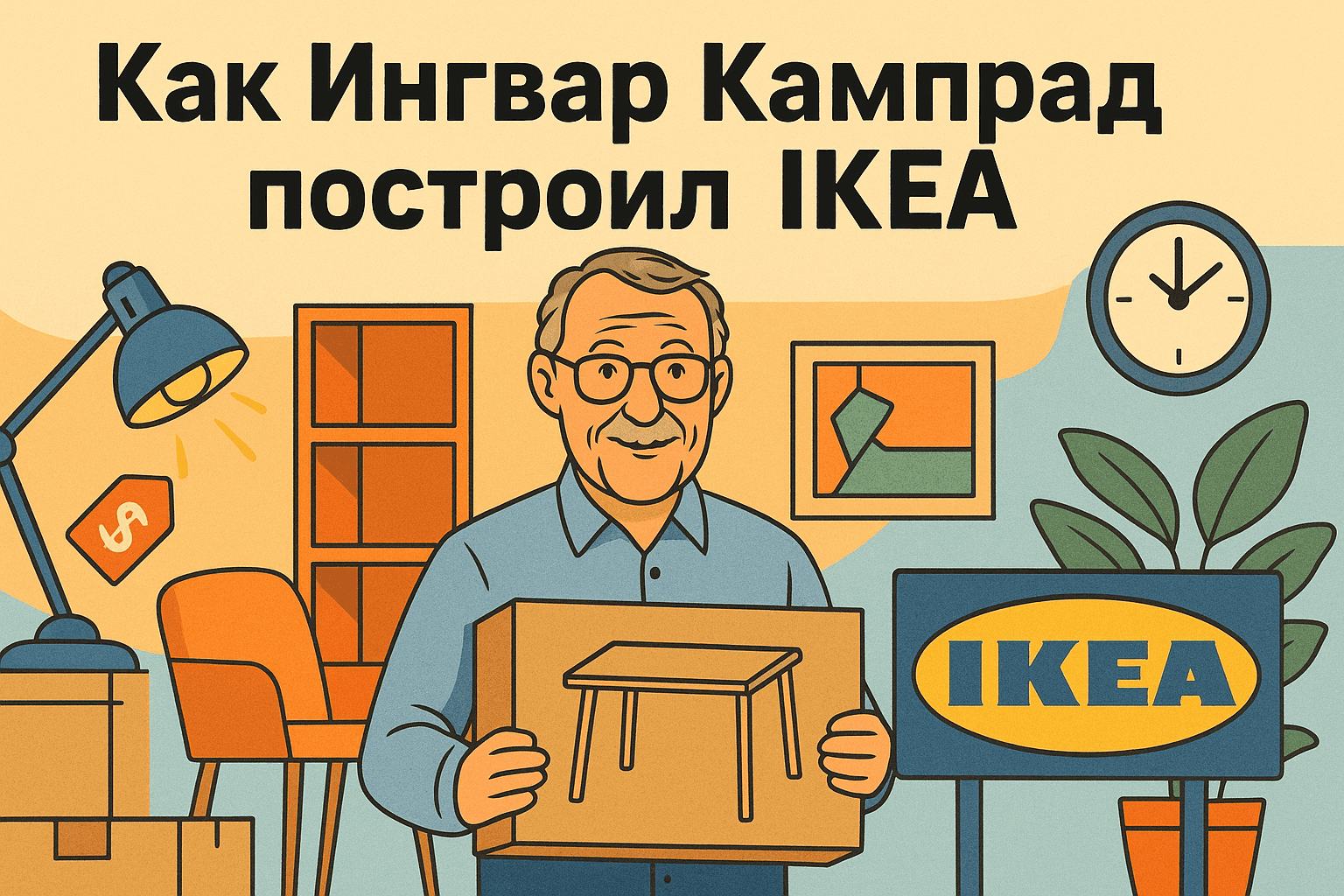 Как Ингвар Кампрад построил IKEA: путь от спичек до мебельной империи