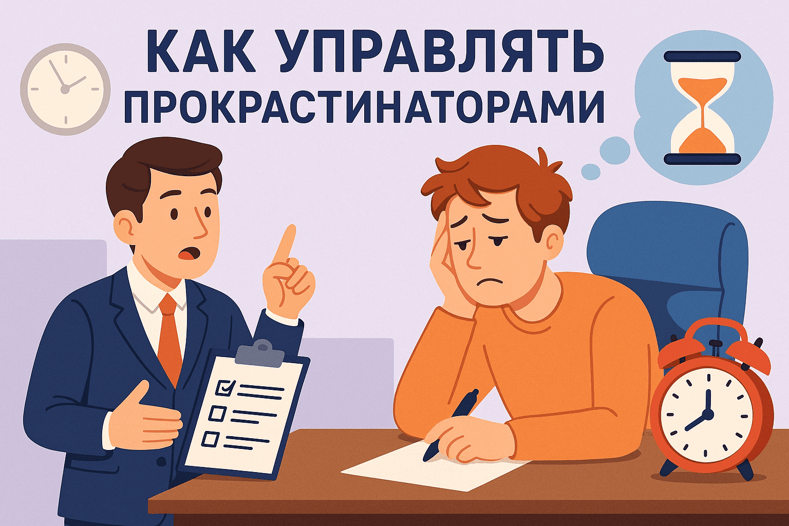 Как управлять прокрастинаторами и не сойти с ума: практичные решения для руководителя