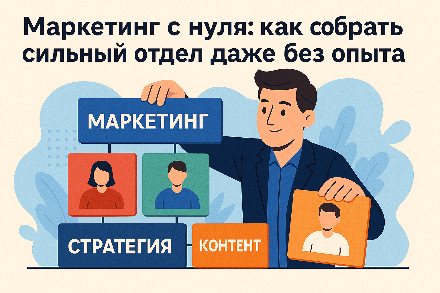 Маркетинг с нуля: как собрать сильный отдел даже без опыта