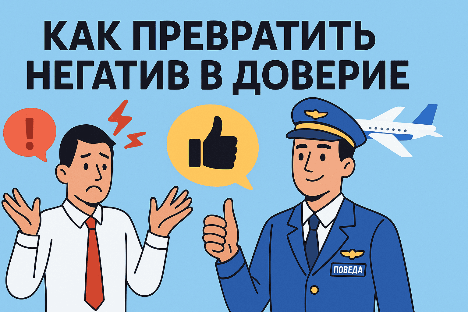 Как превратить негатив в доверие: кейс авиакомпании "Победа"