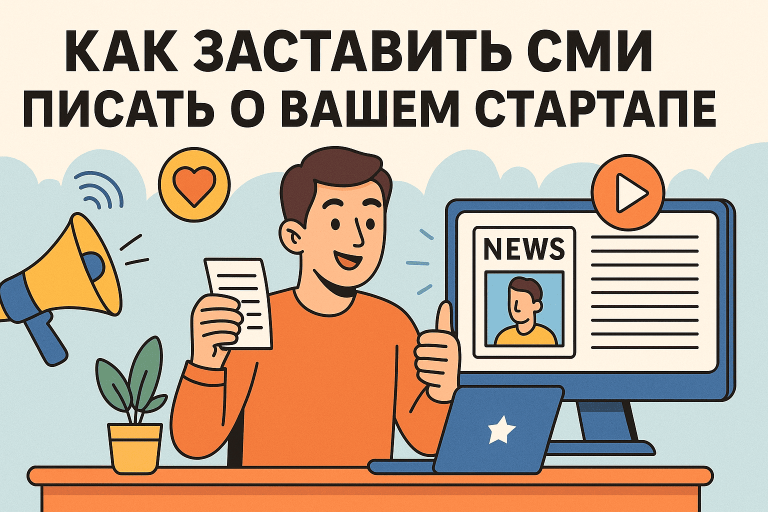 Как заставить СМИ писать о вашем стартапе бесплатно и с удовольствием
