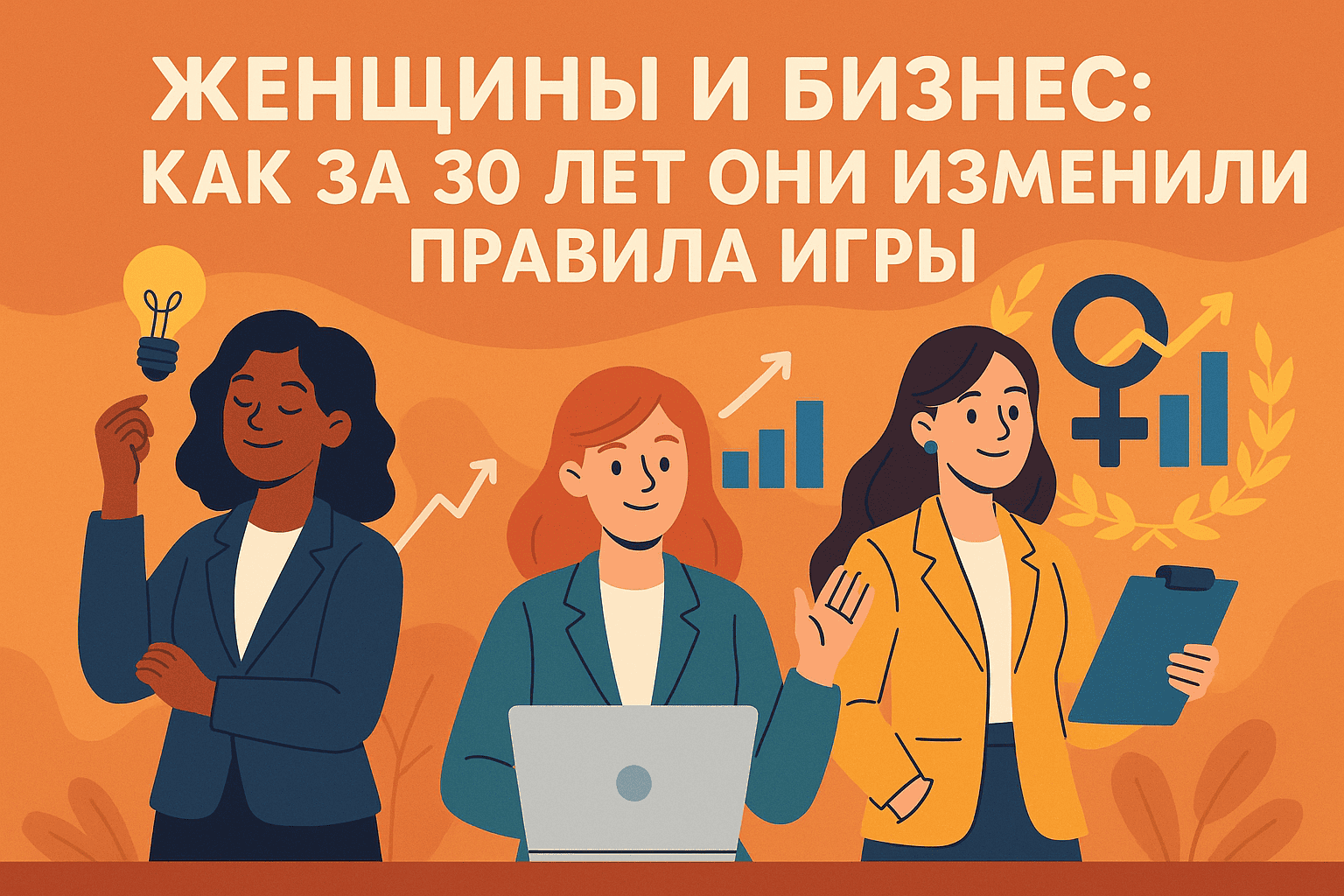 Женщины и бизнес: как за 30 лет они изменили правила игры