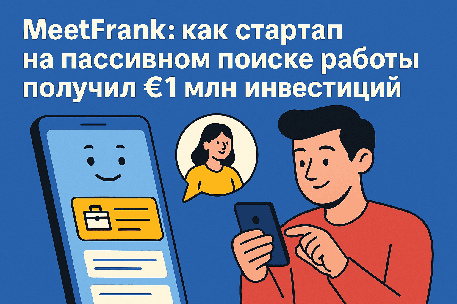MeetFrank: как стартап на пассивном поиске работы получил €1 млн инвестиций