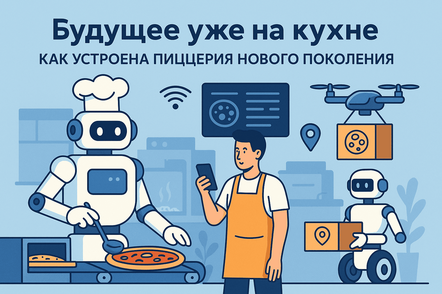 Будущее уже на кухне: как устроена пиццерия нового поколения