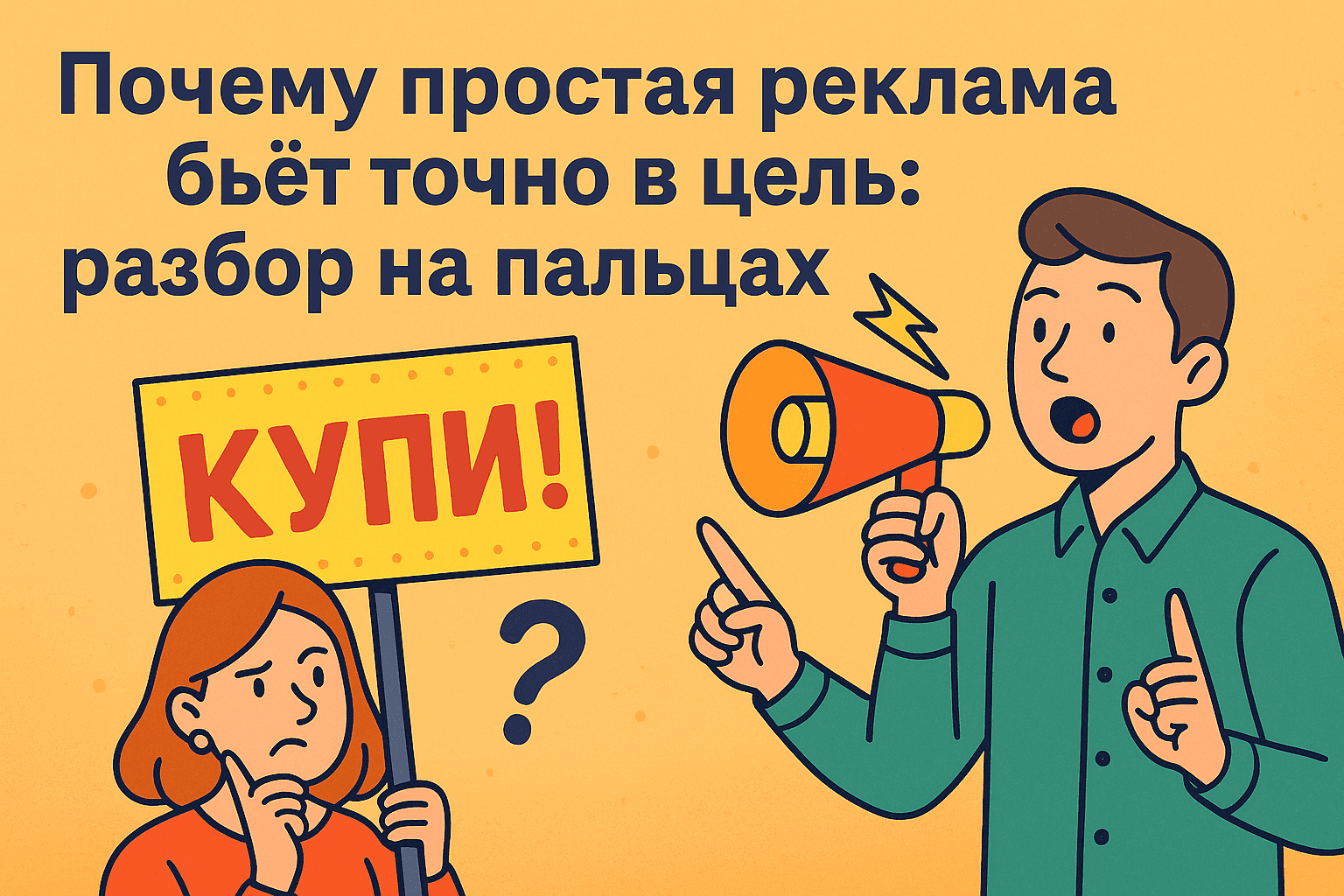 Почему простая реклама бьёт точно в цель: разбор на пальцах