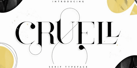 [Myfonts] Cruell Font (2021)