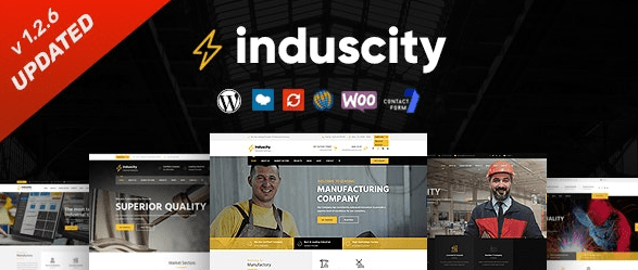 Induscity - Factory and Manufacturing WordPress Theme v1.2.6