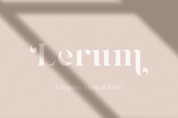 [Creativefabrica] Lerum Font (2021)