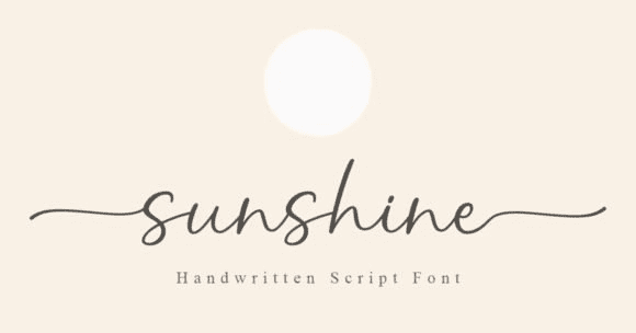 [Creativefabrica] Sunshine Font (2021)