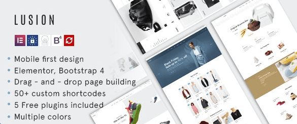 Lusion - Multipurpose eCommerce WordPress Theme v1.4.6