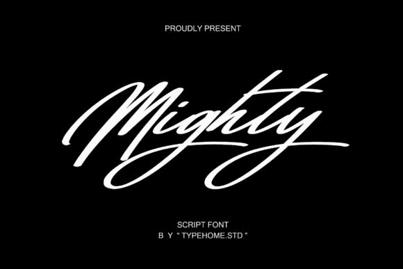 [Creativefabrica] Mighty Font (2021)