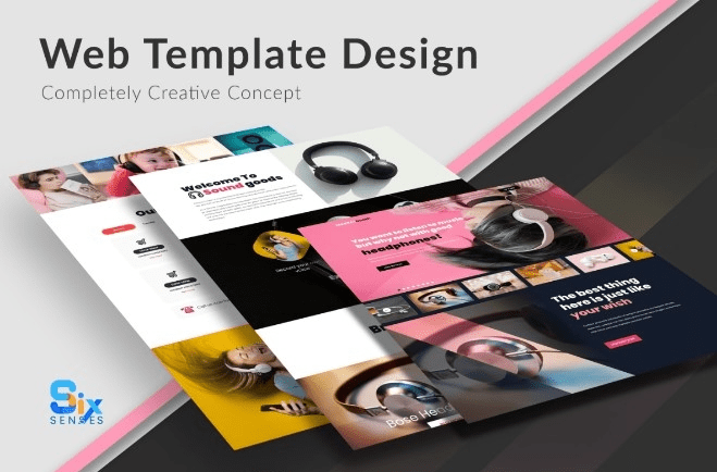 [Uplabs] Creative Web Template Design (2021)