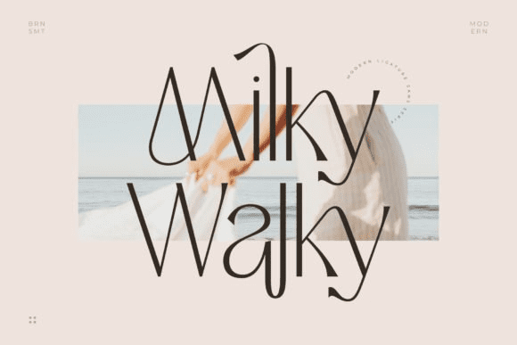 [Creativefabrica] Milky Walky Font (2021)