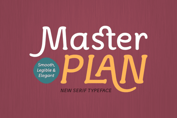 [Creativefabrica] Master Plan Font (2021)