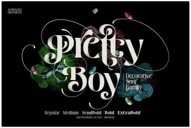 [Creativemarket] Pretty Boy Font (2021)
