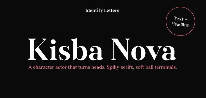 [Myfonts] Kisba Nova Font (2021)