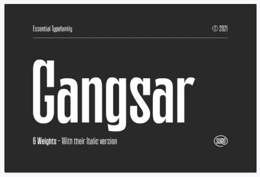 [Elements.Envato] Gangsar Font (2021)