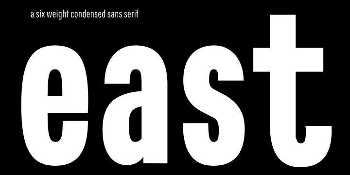 [Myfonts] East Font (2021)