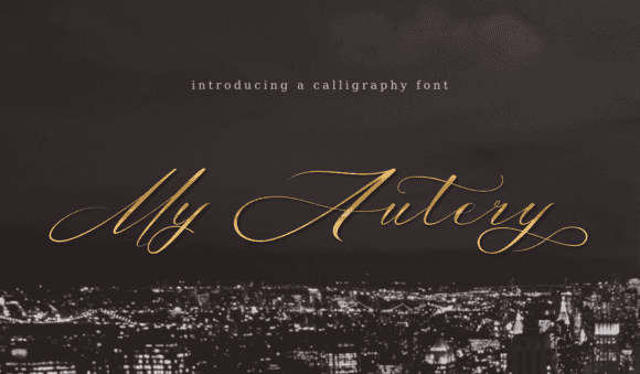 [Creativefabrica] My Autery Font (2021)