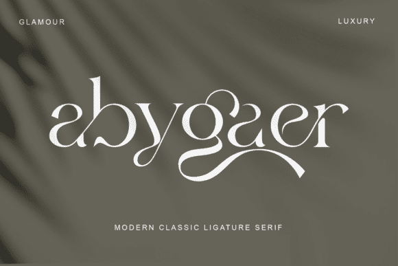 [Creativefabrica] Abygaer Font (2021)