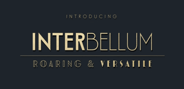 [Myfonts] Interbellum Font (2021)