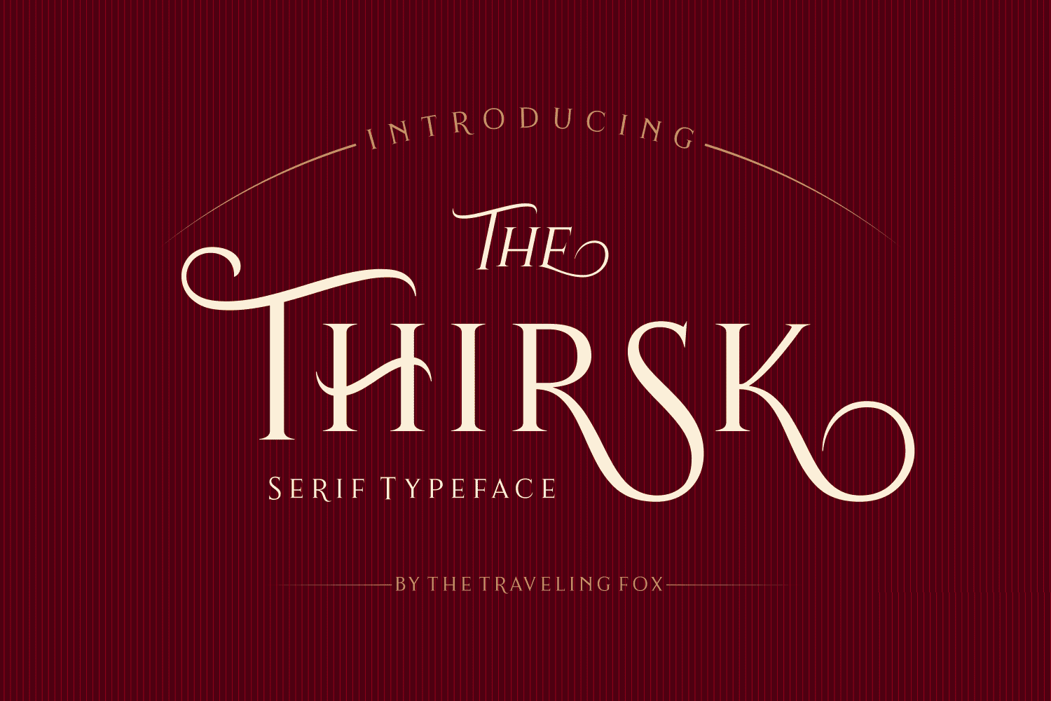 [Creativefabrica] Thirsk Font (2021)