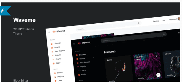 [Themeforest] Waveme - Music Platform WordPress Theme (2021)