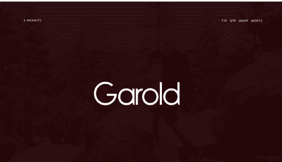 [Creativefabrica] Garold Font (2021)