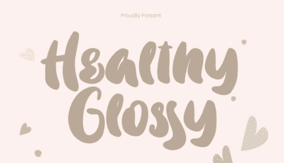 [Fontbundles] Healthy Glossy Font (2021)